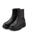 【SALE/50%OFF】トラックソールショートブーツ【ESPERANZA_blanca】 ESPERANZA エスペランサ シューズ・靴 ブーツ ブラック【R...
