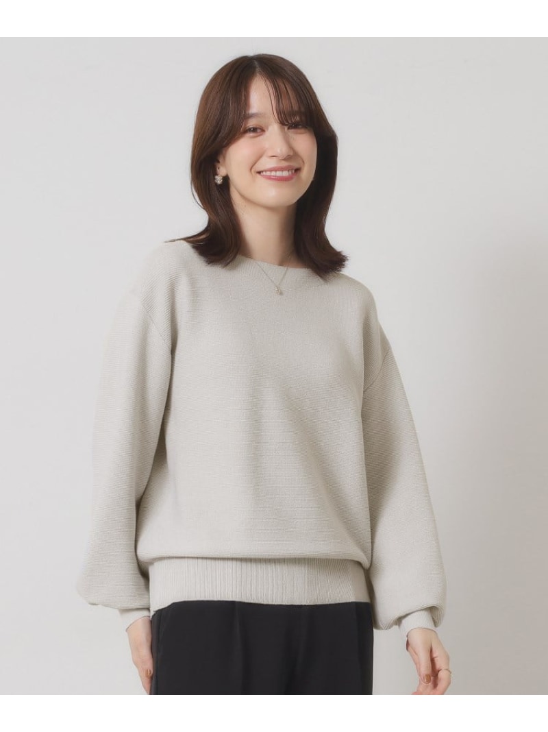 【手洗い可】ラメガーターニット ITS' DEMO イッツデモ トップス ニット ホワイト ブラック ピンク パ..