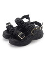 【SALE/10%OFF】厚底クシュクシュベルトスポサン 24SS csT&P エスペランサ シューズ・靴 サンダル パープル ベージュ ホワイト ブラック【R...