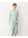 【SALE/20%OFF】【ジャージ素材/洗える/同柄アイテムあり】ナンテール柄 ワンピース LAURA ASHLEY ローラ アシュレイ ワンピース・ドレス ...