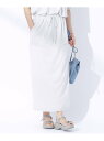 【SALE/40%OFF】【セットアップ可】きらっとラメが華やか ナロースカート SHOO・LA・RUE シューラルー スカート ロング・マキシスカート ブルー...