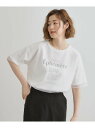【SALE/32%OFF】【接触冷感・UVカット】大人のチュールレイヤードTシャツ grove グローブ トップス カットソー・Tシャツ ベージュ グレー ホワ...