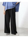 2タックワイドパンツ【セットアップ可】 THE SHOP TK ザ ショップ ティーケー パンツ その他のパンツ ベージュ ネイビー ブラック グレー ブラウン...