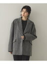 【SALE/50%OFF】《Oggi掲載》シャギーウール混 テーラードコート OPAQUE.CLIP オペークドットクリップ ジャケット・アウター チェスターコ...