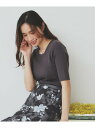 【SALE/40%OFF】リブケーブルニット【洗濯機洗い可】 index インデックス トップス ニット グレー ブルー ピンク ホワイト【RBA_E】[Rak...