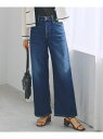 【Lee*grove別注】WIDE DENIM PANTS grove グローブ パンツ ジーンズ・デニムパンツ ネイビー ブルー【送料無料】[Rakuten ...