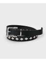 【SALE/10%OFF】スタッズベルト tk.TAKEO KIKUCHI ティーケータケオキクチ ファッション雑貨 ベルト ブラック【RBA_E】【送料無料】...