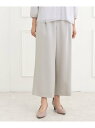 【SALE/40%OFF】【夏SALE/フォーマル/洗える/セットアップ可】タック入りワイドパンツ Reflect リフレクト パンツ その他のパンツ ブラック...