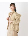 【コットン混/羽織りアイテム】マウンテンパーカ LAURA ASHLEY ローラ アシュレイ ジャケット・アウター ブルゾン・ジャンパー ベージュ ネイビー【送...