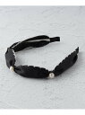 【SALE/10%OFF】フェイクパール付きカチューシャ Grandedge エスペランサ ヘアアクセサリー その他のヘアアクセサリー ブラック【RBA_E】[...