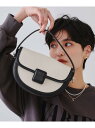 【SALE/40%OFF】【2WAY】キャンバストリミングデザインバッグ OPAQUE.CLIP オペークドットクリップ バッグ ショルダーバッグ ブラック オ...