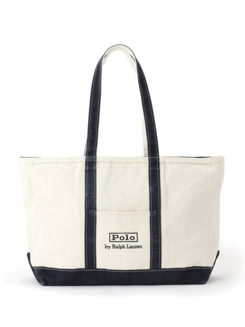 Ralph Lauren(ラルフローレン)ICON MIDIUM TOTE｜バッグ DRESSTERIOR ドレステリア バッグ トートバッグ ホワイト【送料無料】[Rakuten Fashion]