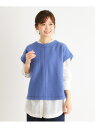 【SALE/20%OFF】強縮ウールベスト LAURA ASHLEY HOME ローラ アシュレイ トップス ベスト・ジレ グレー ブルー【RBA_E】【送料無...