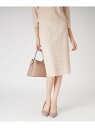 【SALE/43%OFF】【洗える】レースタイトスカート COUP DE CHANCE クード シャンス スカート その他のスカート ベージュ ネイビー ブルー...