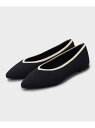 【SALE/50%OFF】【洗える】Vカットニットパンプス UNTITLED アンタイトル シューズ・靴 その他のシューズ・靴 ブルー【RBA_E】【送料無料】...