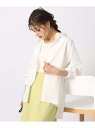 【SALE/30%OFF】ポンチョ風デザインシャツ SHOO・LA・RUE シューラルー トップス シャツ・ブラウス ネイビー ホワイト イエロー【RBA_E】...