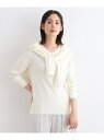 【SALE/50%OFF】【ウール100%】エクストラファインメリノ Vネックニット INDIVI インディヴィ トップス ニット ブルー グレー ホワイト ブ...