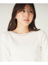 【SALE/52%OFF】【洗える/ビジュー/パール調】ニットプルオーバー COUP DE CHANCE クード シャンス トップス ニット ネイビー ホワイト...