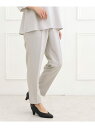 【SALE/50%OFF】【夏SALE/フォーマル/洗える/セットアップ可】テーパードパンツ Reflect リフレクト パンツ その他のパンツ グレー ブラッ...