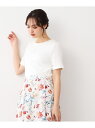 【SALE/20%OFF】【洗える/ストレッチ】アイレット ベーシックカットソー LAURA ASHLEY ローラ アシュレイ トップス カットソー・Tシャツ ...