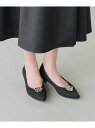 【SALE/30%OFF】メタルパーツパンプス【シューズクリップ取り外し可】 grove グローブ シューズ・靴 パンプス ベージュ ブラック【RBA_E】【送...