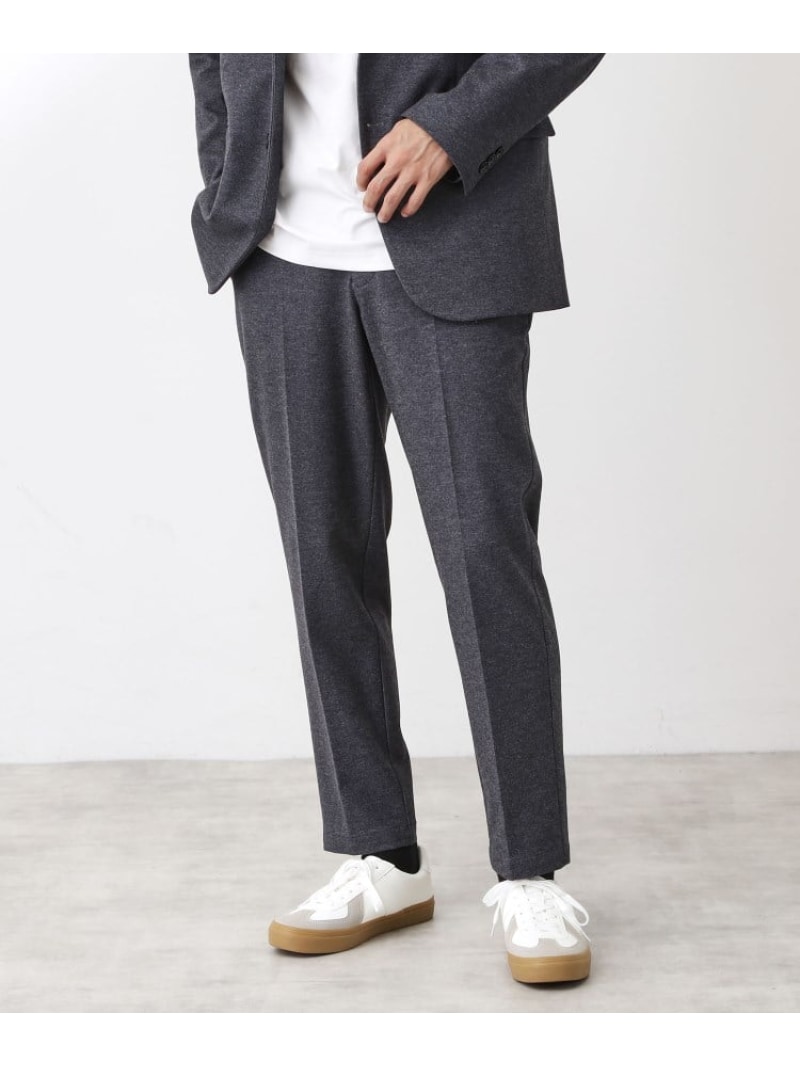 Rakuten - 【SALE／37%OFF】起毛TRジャージスラックス【洗濯機OK/ストレッチ/セットアップ可】 THE SHOP TK ザ ショップ ティーケー パンツ その他のパンツ ブラウン ブルー ネイビー【RBA_E】【送料無料】[Rakuten Fashion]