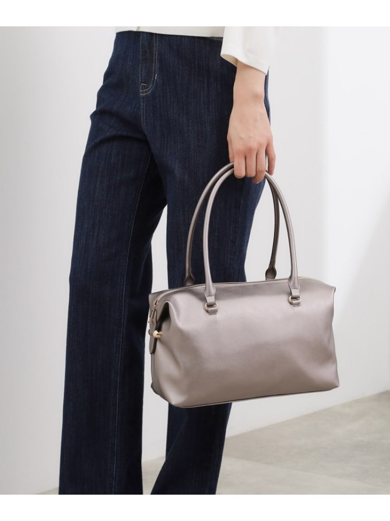 【SALE／28%OFF】ロングハンドルボストン grove グローブ バッグ ボストンバッグ ブラック グレー【RBA_E】[Rakuten Fashion]
