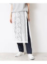 【SALE/70%OFF】【洗える】フラワー柄ニット巻き風スカート Dessin デッサン スカート その他のスカート ホワイト【RBA_E】[Rakuten ...