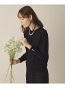 【SALE/50%OFF】【アンチピリング/洗濯機OK】ボートネックニット ITS' DEMO イッツデモ トップス ニット ブラック ピンク【RBA_E】[R...
