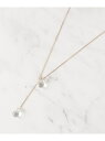 【SALE/30%OFF】【2WAY】クリアしずく玉ネックレス SHOO・LA・RUE シューラルー アクセサリー・腕時計 ネックレス シルバー ピンク ゴール...
