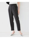 【SALE/50%OFF】【セットアップ可能】ライトウェイト タックテーパードパンツ UNTITLED アンタイトル パンツ その他のパンツ ベージュ ブラック...