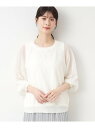 【SALE/60%OFF】【洗える】シースルーニット(XS~L) Dessin デッサン トップス ニット ホワイト ブラック グレー【RBA_E】[Rakut...