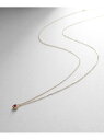 【WEB限定】K10スピリチュアルストーン(ルビー)ネックレス COCOSHNIK ココシュニック アクセサリー・腕時計 ネックレス イエロー【送料無料】[Ra...