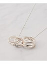 【SALE/40%OFF】【カスタム】リングネックレス SHOO・LA・RUE シューラルー アクセサリー・腕時計 ネックレス ゴールド シルバー ブラウン【R...
