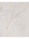 【SALE/35%OFF】パール調ビジューバーY字ショートネックレス grove グローブ アクセサリー・腕時計 ネックレス シルバー ゴールド【RBA_E】[...