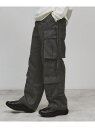 【SALE/55%OFF】TR起毛テクニカルカーゴパンツ tk.TAKEO KIKUCHI ティーケータケオキクチ パンツ その他のパンツ グレー ネイビー ブ...