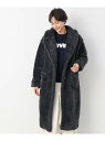 【SALE/60%OFF】ボアテーラードコート Dessin デッサン ジャケット・アウター チェスターコート ブラウン グレー【RBA_E】【送料無料】[Ra...