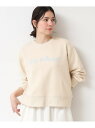 【SALE/55%OFF】【洗える】フロッキーロゴスウェット(S~L) Dessin デッサン トップス スウェット・トレーナー ホワイト グレー ピンク【RB...