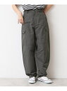 【SALE/60%OFF】【洗える】スピンドル付カーゴパンツ Dessin デッサン パンツ その他のパンツ グレー カーキグリーン ピンク【RBA_E】【送料...