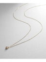 【WEB限定】K10スピリチュアルストーン(ダイヤモンド)ネックレス COCOSHNIK ココシュニック アクセサリー・腕時計 ネックレス イエロー【送料無料】...