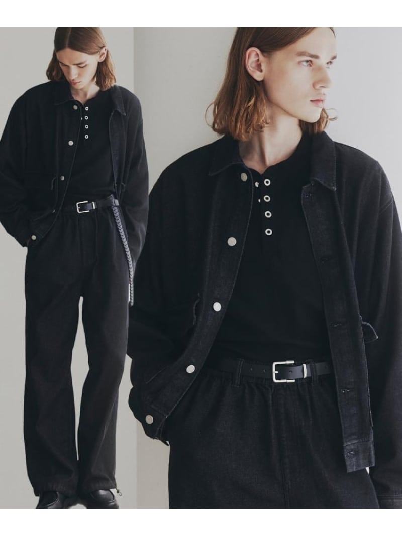 【SALE／20%OFF】【上下2点セット】デニムブルゾン+ワイドデニムパンツ tk.TAKEO KIKUCHI ティーケータケオキクチ スーツ・フォーマル セットアップスーツ グレー ブルー ブラック【RBA_E】【送料無料】[Rakuten Fashion]