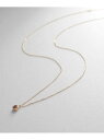 【WEB限定】K10スピリチュアルストーン(ガーネット)ネックレス COCOSHNIK ココシュニック アクセサリー・腕時計 ネックレス イエロー【送料無料】[...