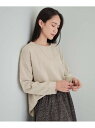 【SALE/20%OFF】【体型カバー】裾切り替えトップス SHOO・LA・RUE シューラルー トップス カットソー・Tシャツ ピンク ベージュ【RBA_E】...