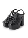【SALE/80%OFF】厚底プラットフォームグルカサンダル ESPERANZA エスペランサ シューズ・靴 サンダル イエロー ブラック ベージュ ブルー【R...
