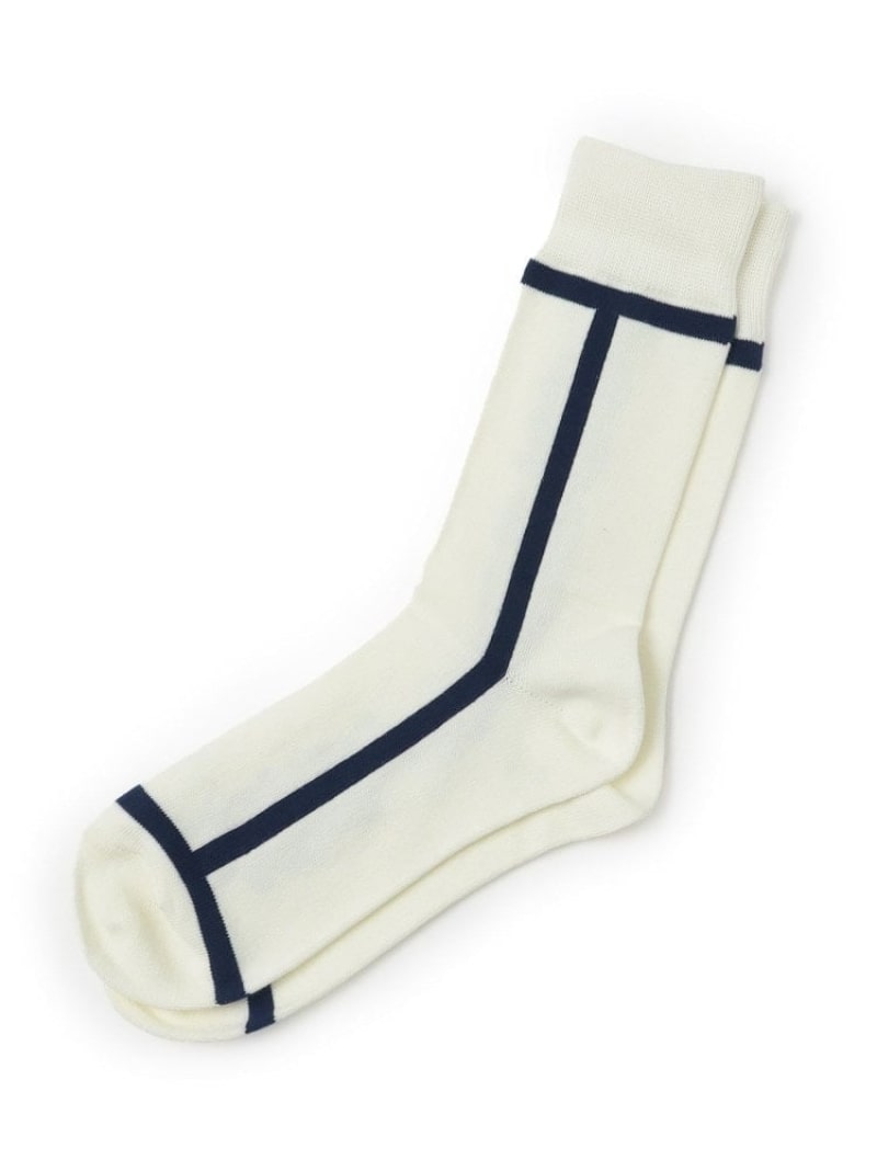 アソートラインソックス tk.TAKEO KIKUCHI ティーケータケオキクチ 靴下・レッグウェア 靴下 ホワイト ネイビー グリーン ワインレッド ブラック[Rakuten Fashion]