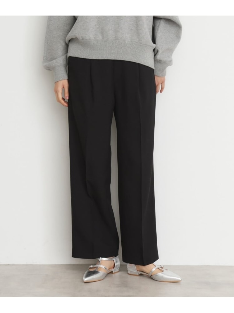 【SALE／40%OFF】【CAVIAN】ベーシックワイドパンツ/洗濯機OK THE SHOP TK ザ ショップ ティーケー パンツ その他のパンツ グレー ブラック グリーン ベージュ ピンク【RBA_E】[Rakuten Fashion] worldonlinestore-10034271 WORLD ONLINE STORE楽天市場店 サンプル画像2