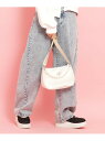 【SALE/50%OFF】フェイクパール付きハンドルショルダー PINK-latte ピンク ラテ バッグ ショルダーバッグ ホワイト ブラック シルバー【RB...