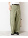 【SALE/60%OFF】【洗える・後ろゴム】コットンワイドパンツ(S~L) Dessin デッサン パンツ その他のパンツ ベージュ【RBA_E】[Rakut...
