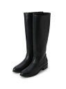 【SALE/30%OFF】レザー調ロングブーツ OPAQUE.CLIP オペークドットクリップ シューズ・靴 ブーツ ブラック【RBA_E】【送料無料】[Rak...