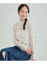【SALE/30%OFF】チュールストライプハイネック SHOO・LA・RUE シューラルー トップス カットソー・Tシャツ ホワイト グリーン グレー【RBA...